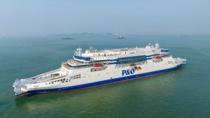 P&O Pioneer at Sea (c) 2024 P&O Ferries