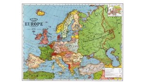 Europe Map Image by WikiImages from Pixabay