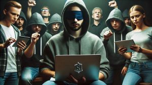 Is your cybersecurity team blindfolded? (Image Credit: AI-Generated by Ian Murphy using Microsoft Designer)