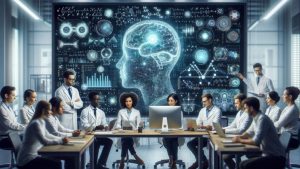 What does the Physics of AI mean? (Image Credit: AI-generated by Ian Murphy using Microsoft Designer)