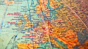 German map Europe Free for use under the Pixabay Content License https://pixabay.com/photos/globe-map-countries-borders-old-3383088/