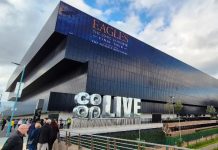 Co-op Live Tunes up Operations With Oracle Co-op Live Arena https://en.wikipedia.org/wiki/Co-op_Live#/media/File:The_Co-Op_Live_Arena_(geograph_7796386).jpg By Anthony Parkes, CC BY-SA 2.0, https://commons.wikimedia.org/w/index.php?curid=149419400