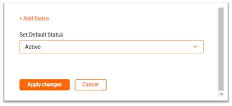 How to change or add a Status in Zoho Projects