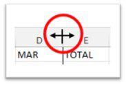 sizing pointer