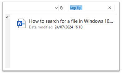 1st result