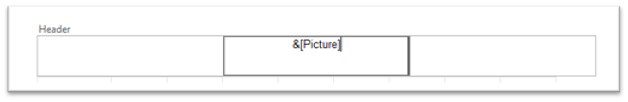 Picture in Header area